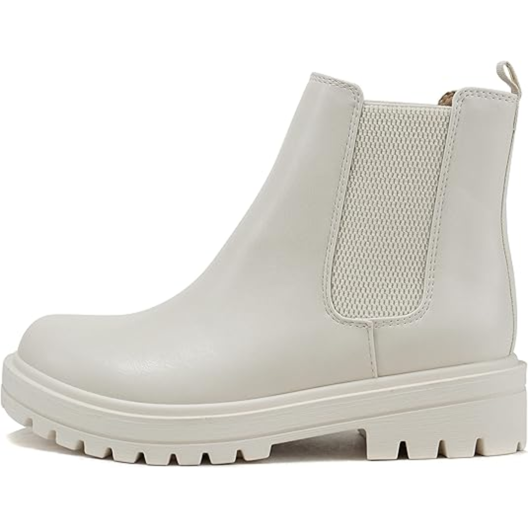 Low-Heel Chelsea Ankle Boots