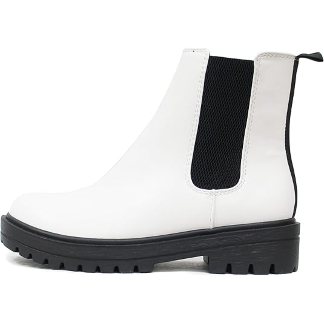 Low-Heel Chelsea Ankle Boots