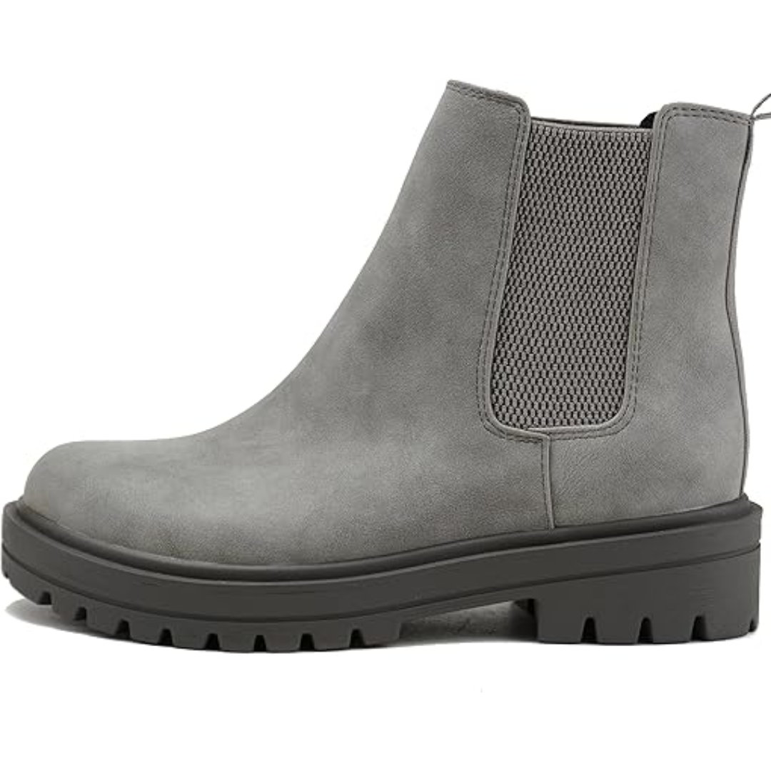 Low-Heel Chelsea Ankle Boots