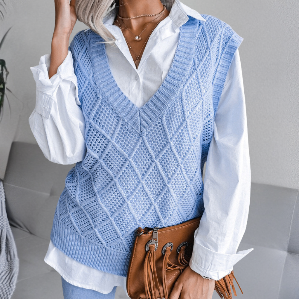 Luxurious Women's Sweater with Modern Texture