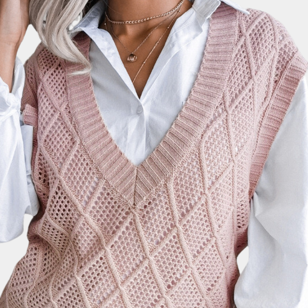 Luxurious Women's Sweater with Modern Texture
