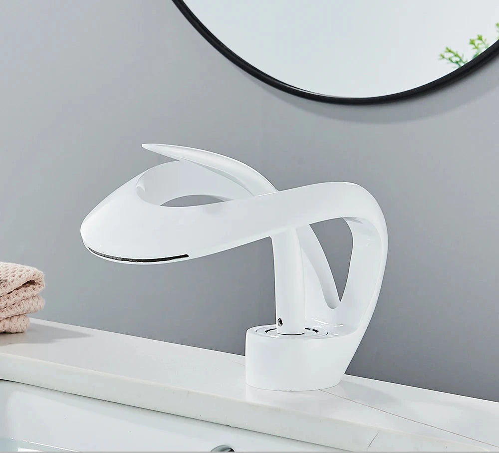 Luxury Bathroom Tap with Elegant Waterfall Spout