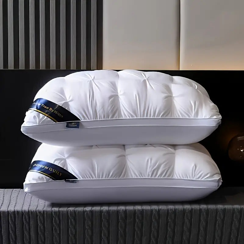 Luxury Neck Support Pillow – Hypoallergenic, Machine Washable & Comfortable for Deep Sleep