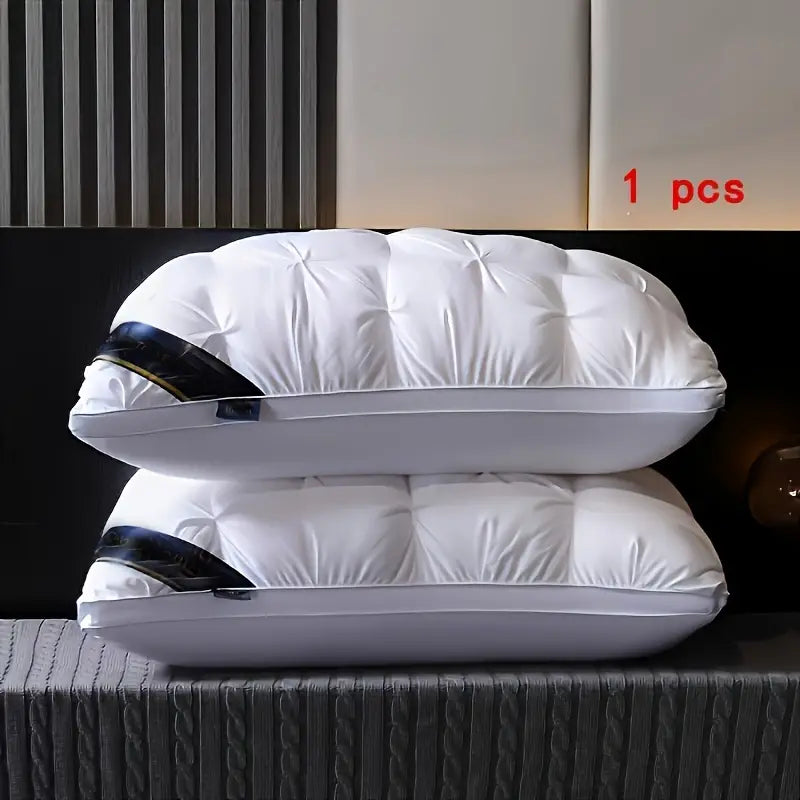 Luxury Neck Support Pillow – Hypoallergenic, Machine Washable & Comfortable for Deep Sleep