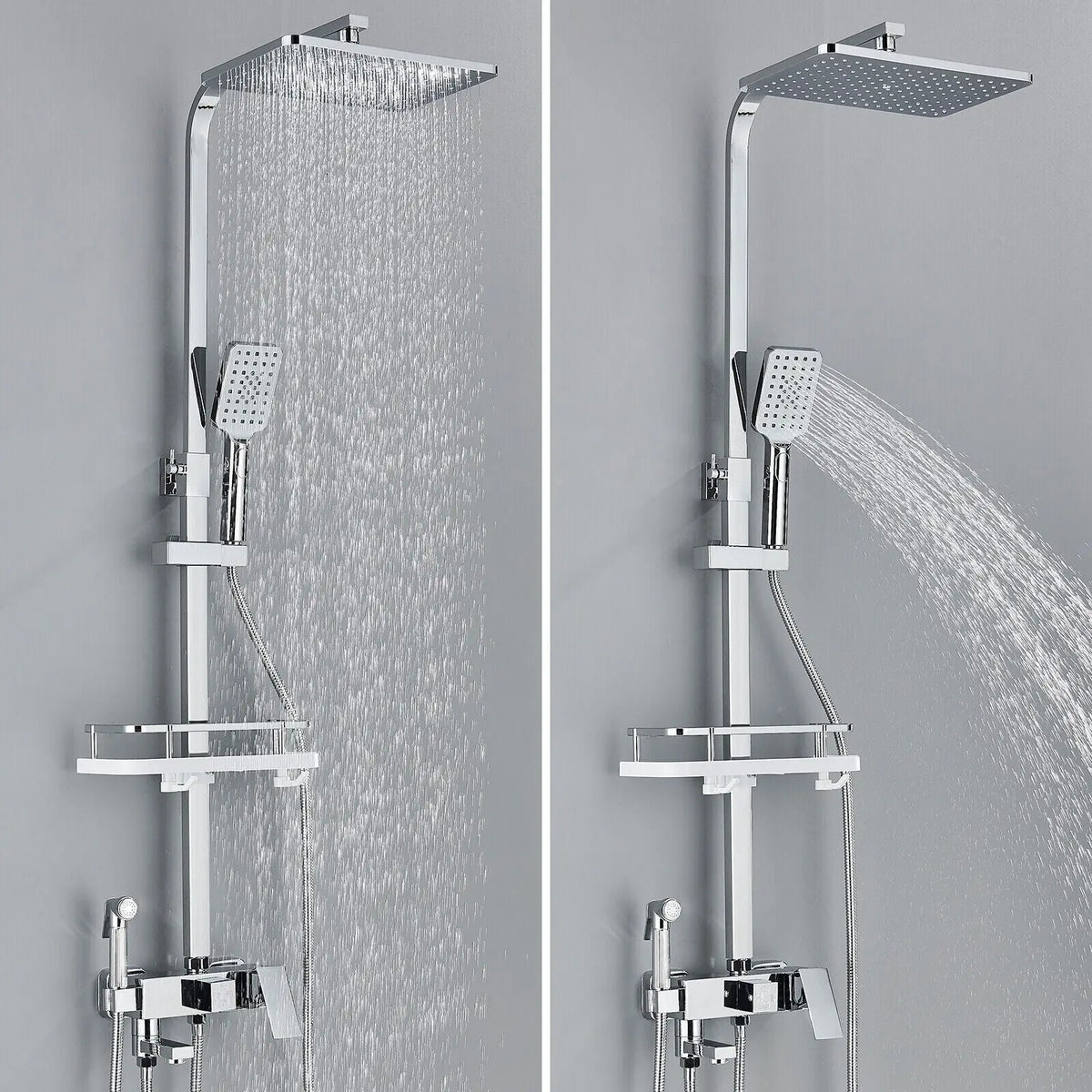 Luxury Rain Shower Set with Brass Mixer Tap