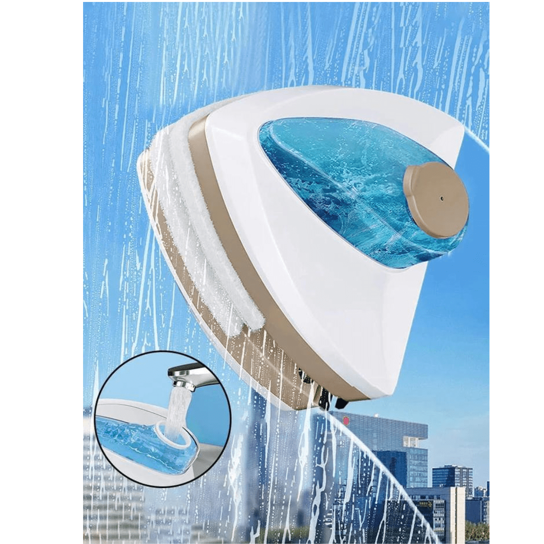 Magnetic Window Cleaner for Safe and Fast Double-Sided Cleaning