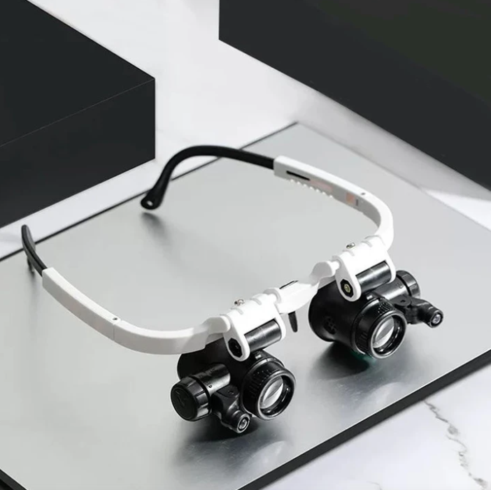 Magnifying Glasses with Light and 8x, 15x & 23x Magnification