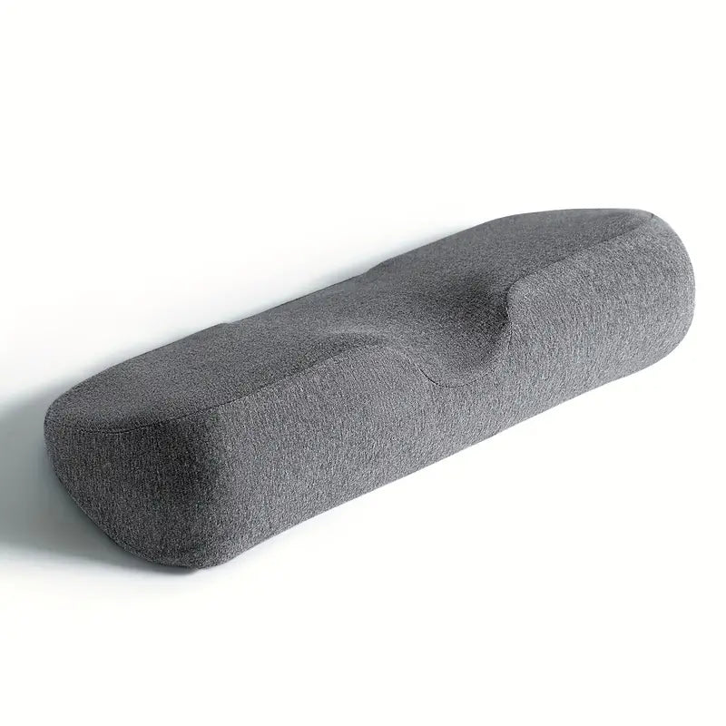 Memory Foam Bed Bolster Pillow for Stiff Neck Support and Pain Relief