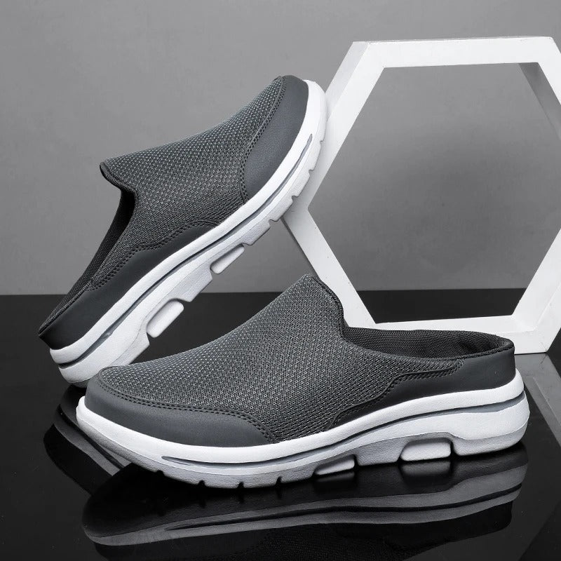 Men's Backless Slip-On Comfort Sneaker Slides