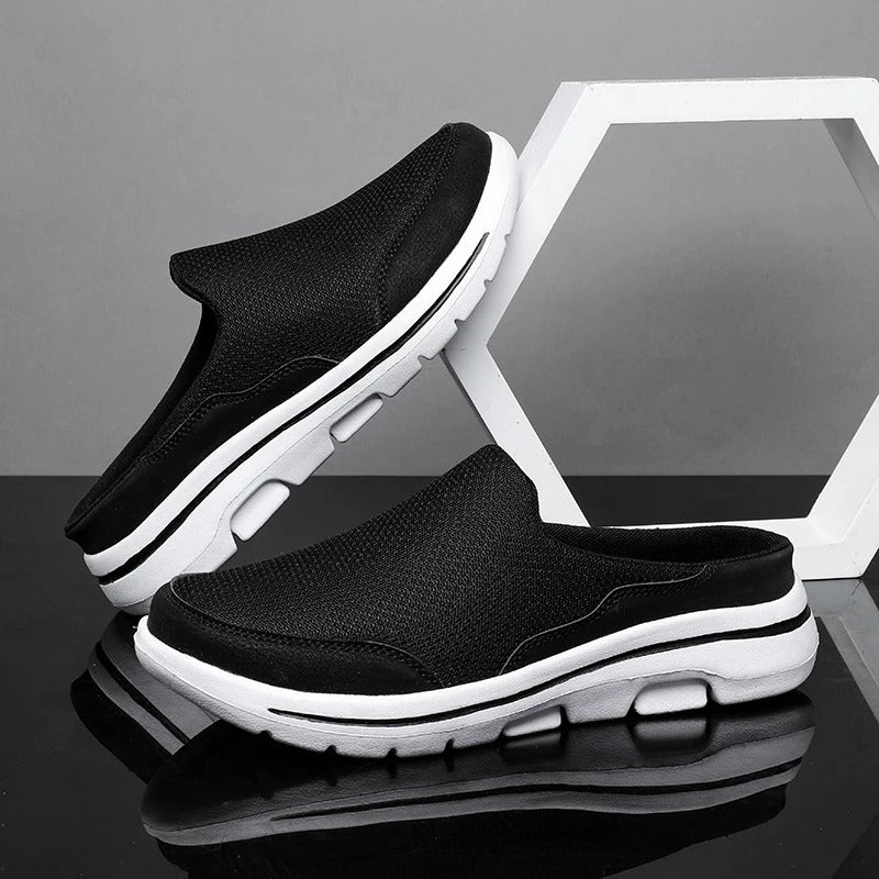 Men's Backless Slip-On Comfort Sneaker Slides