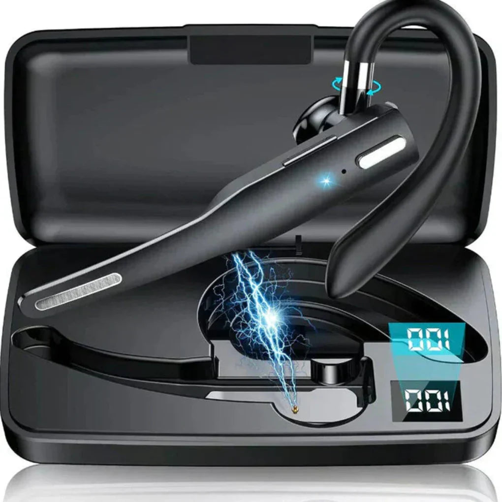 Men's Bluetooth 5.1 Noise-Cancelling Headset with Dual Microphone