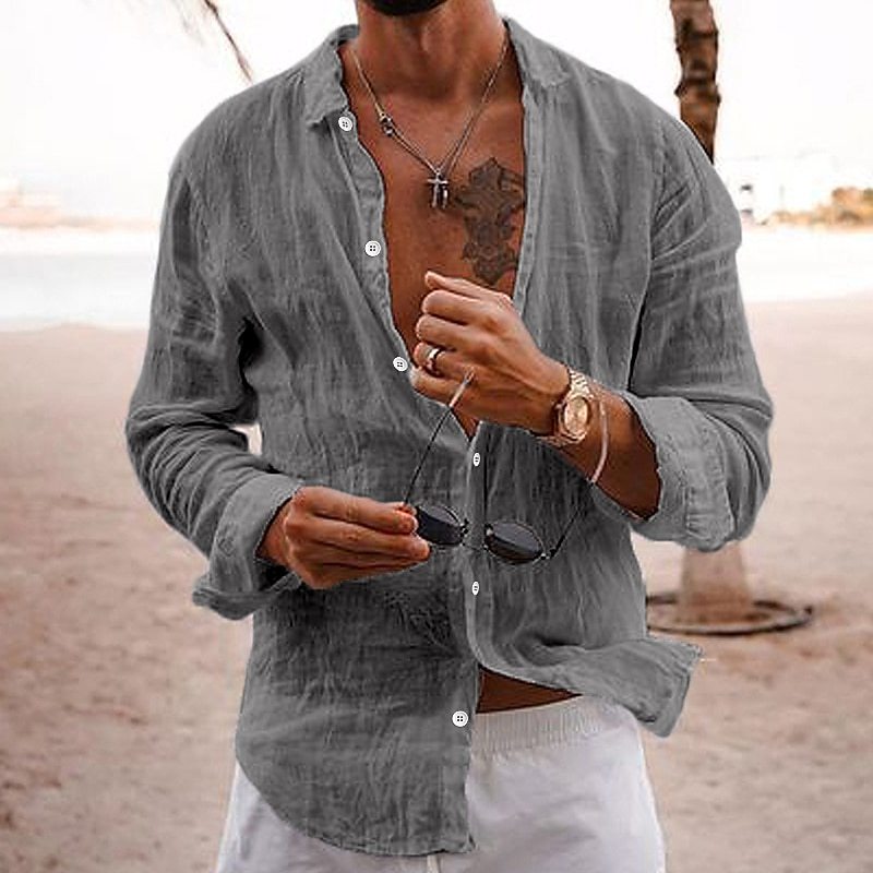 Men's Breathable and Lightweight Summer Shirt