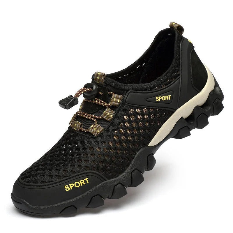 Men's Breathable Hiking Shoes with Mesh and Grip