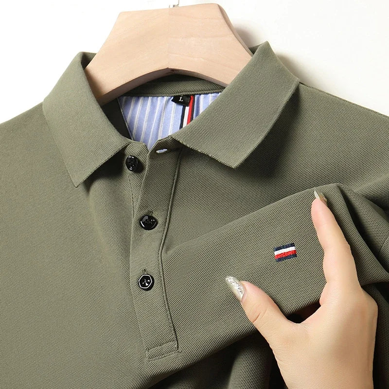 Men's Breathable Polo Shirt