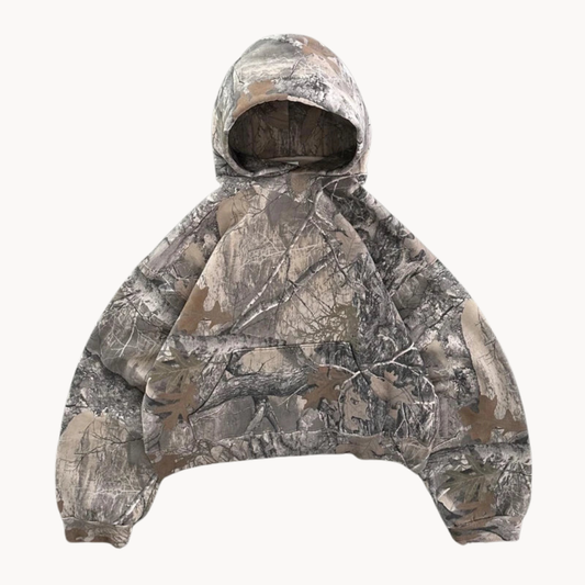 Men's Camouflage-Style Hoodie