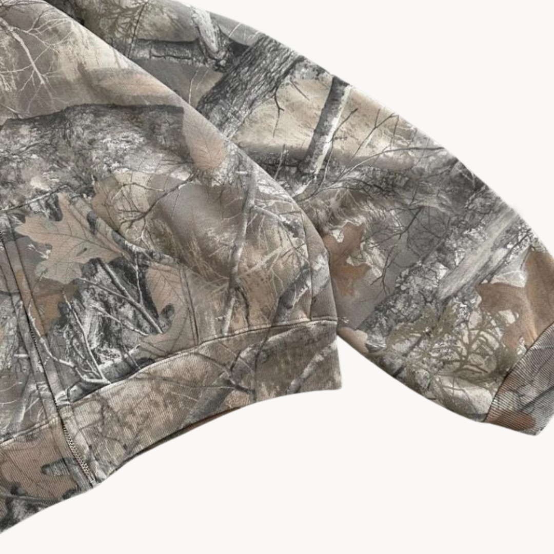 Men's Camouflage-Style Hoodie