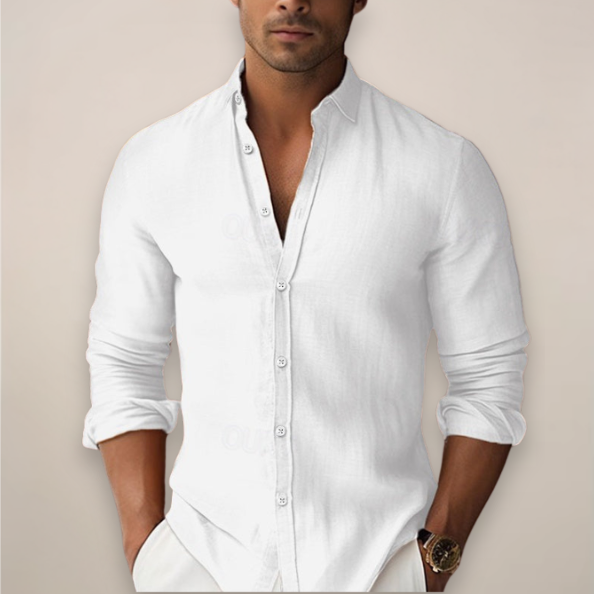 Men's Casual Button-Up Summer Shirt