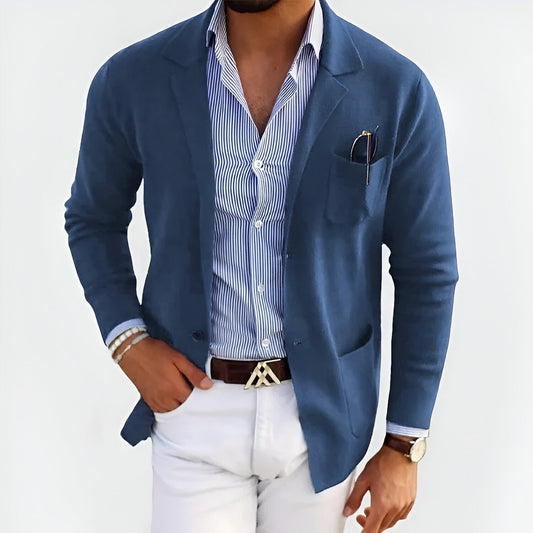 Men's Casual Lapel Jacket – Stylish & Comfortable