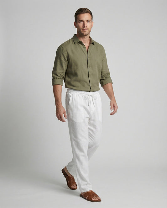 Men's Casual Linen Pants