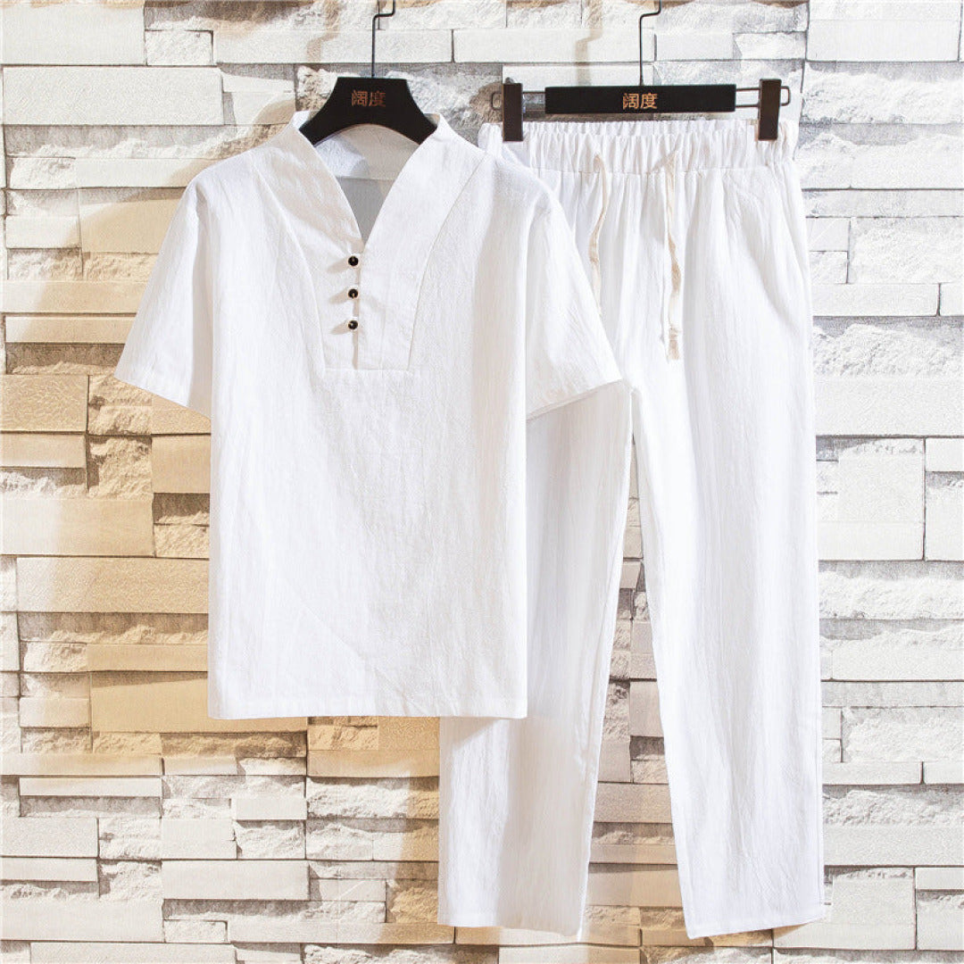 Men's Casual Short-Sleeve Set