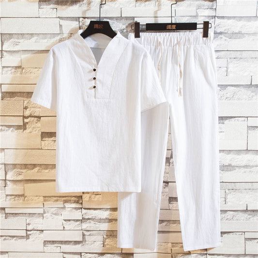 Men's Casual Short-Sleeve Set