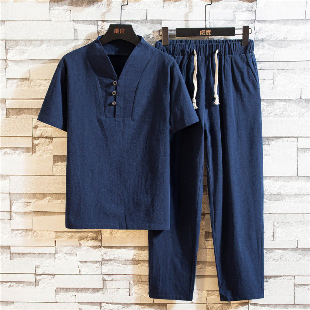 Men's Casual Short-Sleeve Set