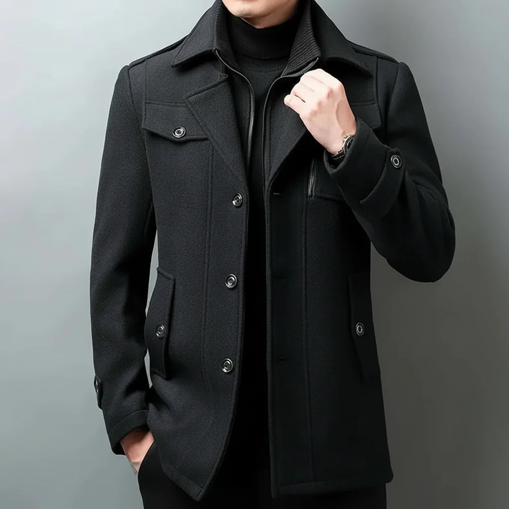 Men's Classic Autumn Winter Peacoat