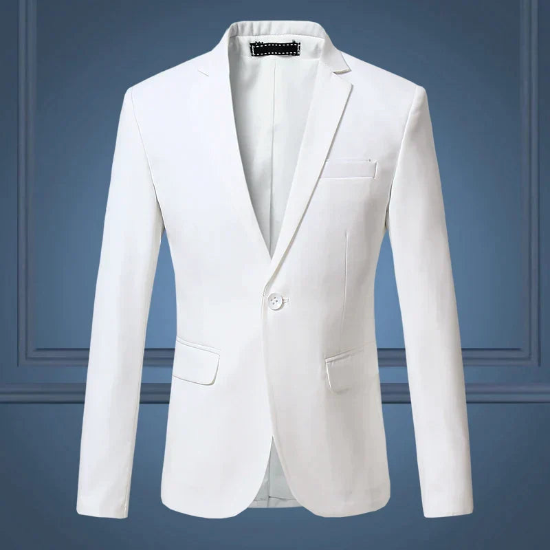 Men's Classic Blazer - Timeless Elegance for All Autumn Occasions