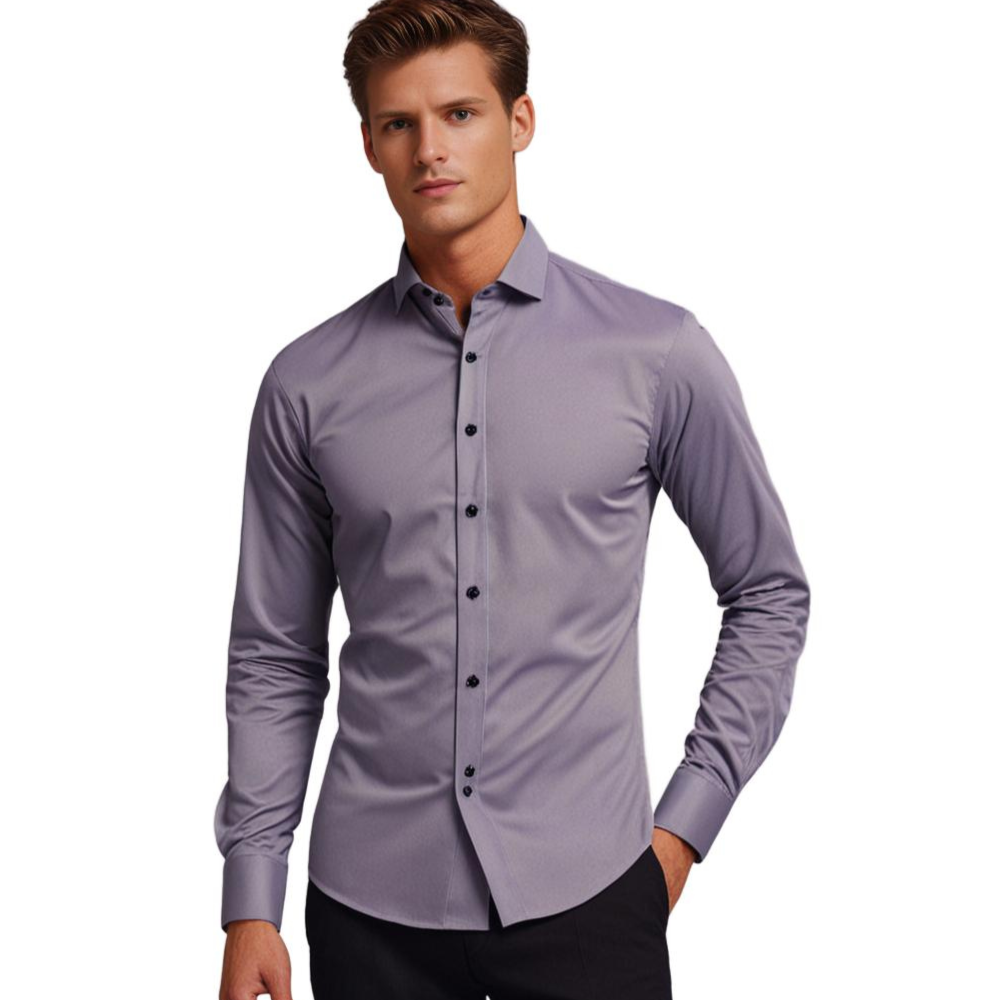 Men's Comfortable Stretch Dress Shirt