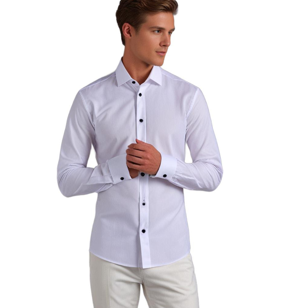 Men's Comfortable Stretch Dress Shirt