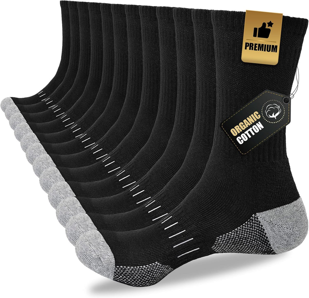 Men's Crew Socks (6 Pairs)
