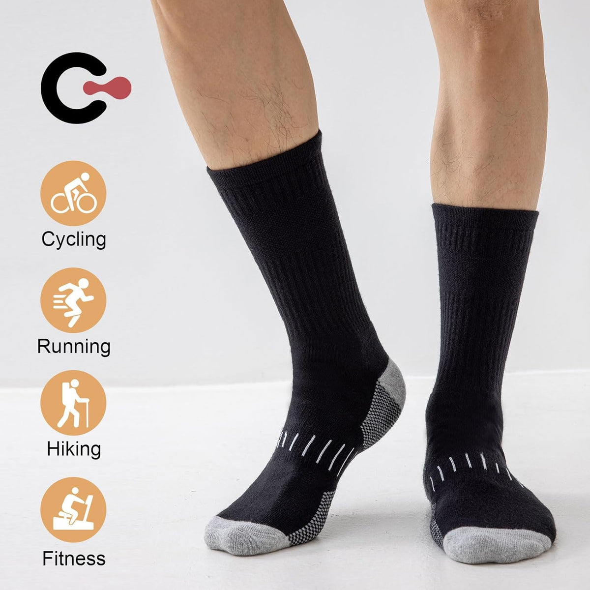 Men's Crew Socks (6 Pairs)