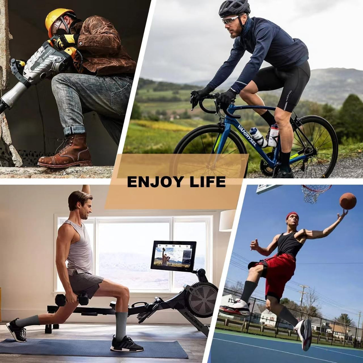 Men's Crew Socks (6 Pairs)