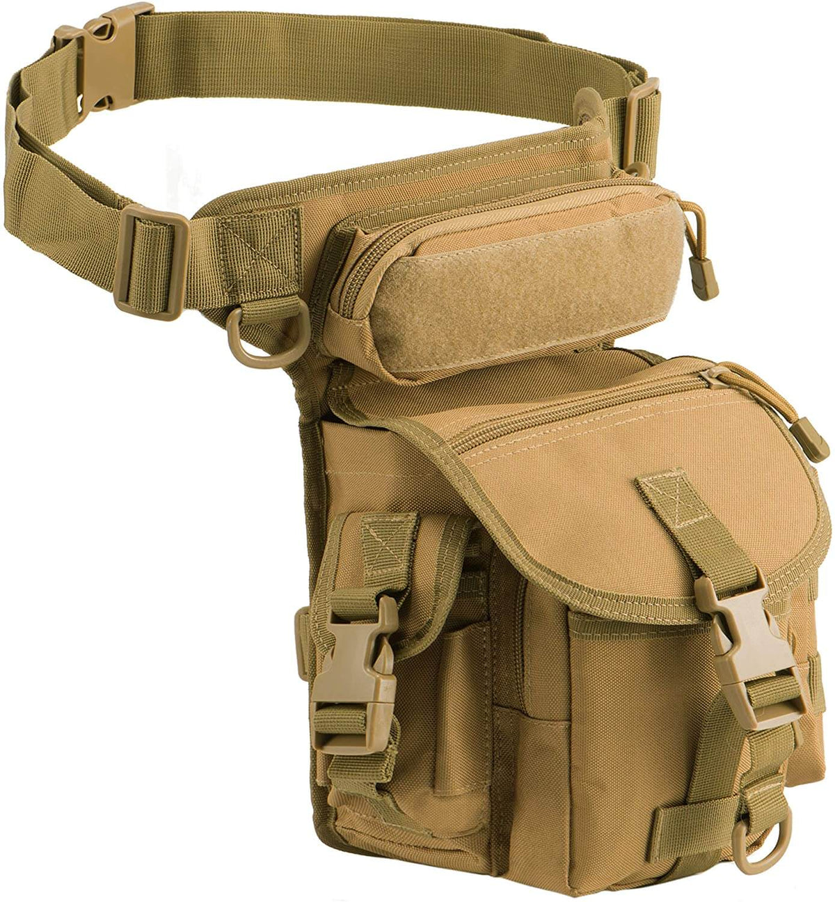 Men's Durable Tactical Drop Leg Bag – Water-Resistant & Multi-Pocket