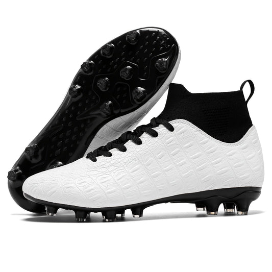Men's Football Boots with Grip and High Ankle Support