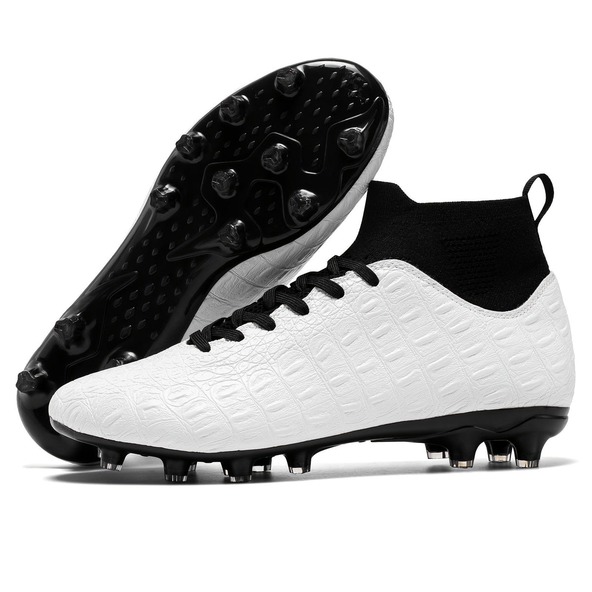 Men's Football Boots with Grip & High Ankle Design