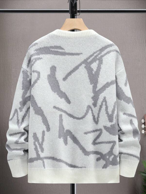 Men's Graphic Print Sweater