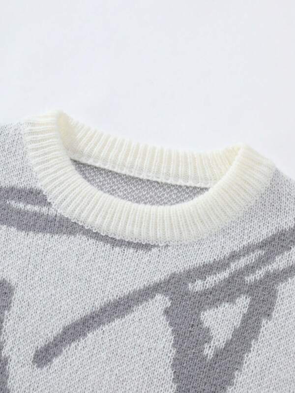 Men's Graphic Print Sweater