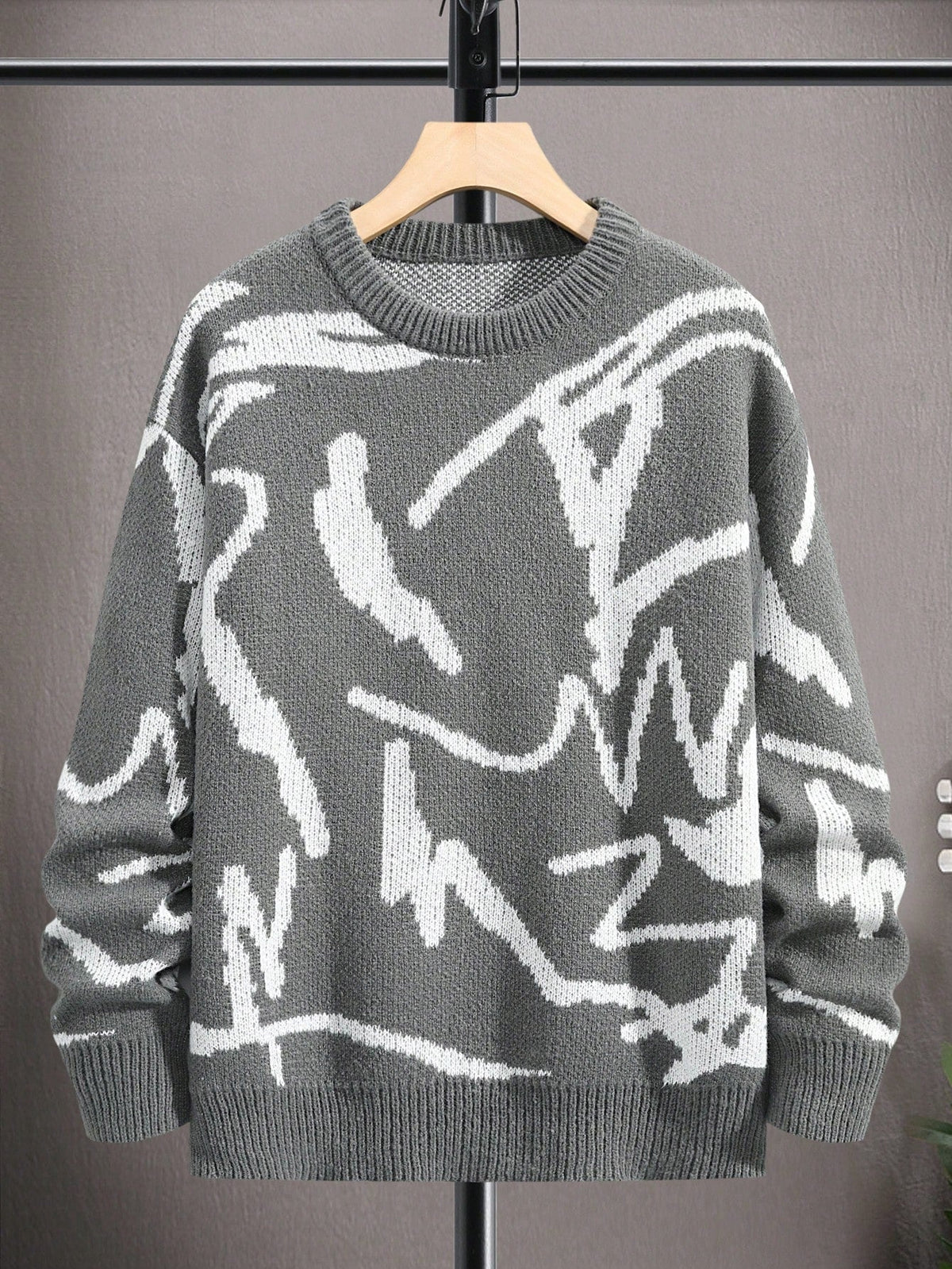 Men's Graphic Print Sweater
