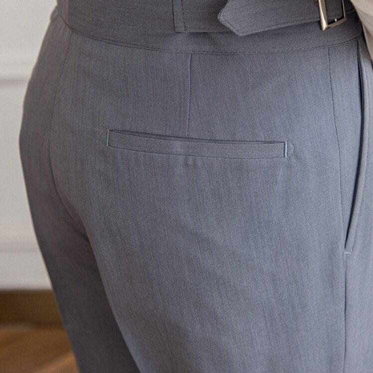 Men's Gurkha Trousers - Retro Elegance