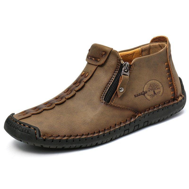 Men's Hand-Stitched Non-Slip Casual Ankle Boots