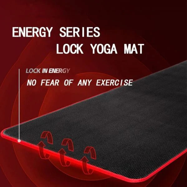 Men's High-Density Non-Slip Exercise Mat for Home & Gym