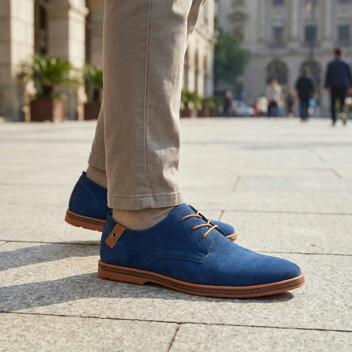 Men's Lace-Up Derby Shoes – Stylish Everyday Comfort