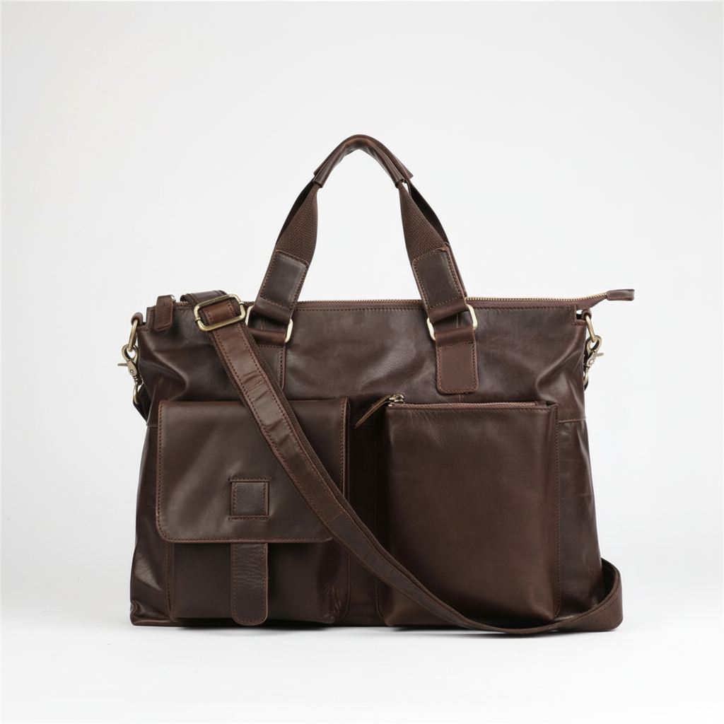 Men's Large Briefcase - Elegant and Functional for Work