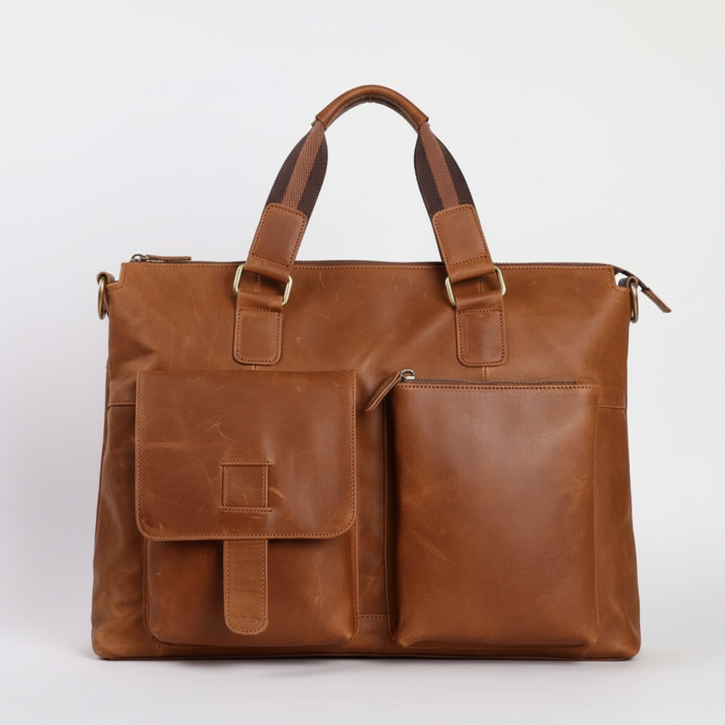 Men's Large Briefcase - Elegant and Functional for Work