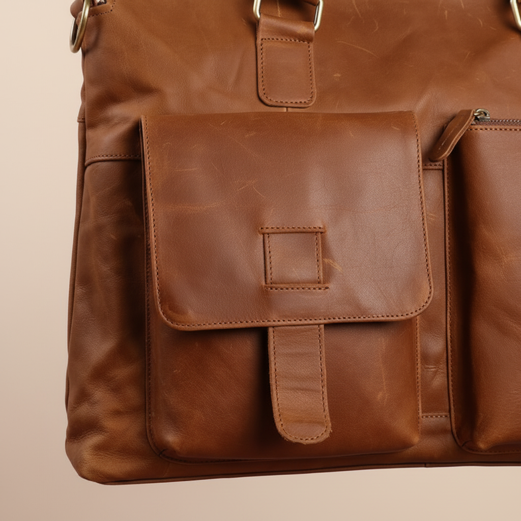 Men's Large Briefcase - Elegant and Functional for Work