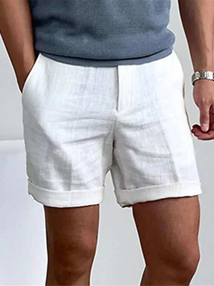 Men's Lightweight Relaxed-Fit Summer Linen Shorts – Jorin