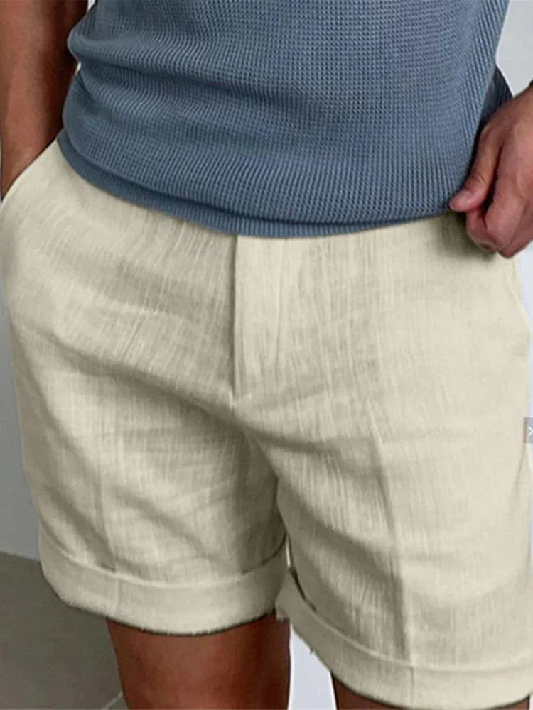 Men's Lightweight Relaxed-Fit Summer Linen Shorts – Jorin
