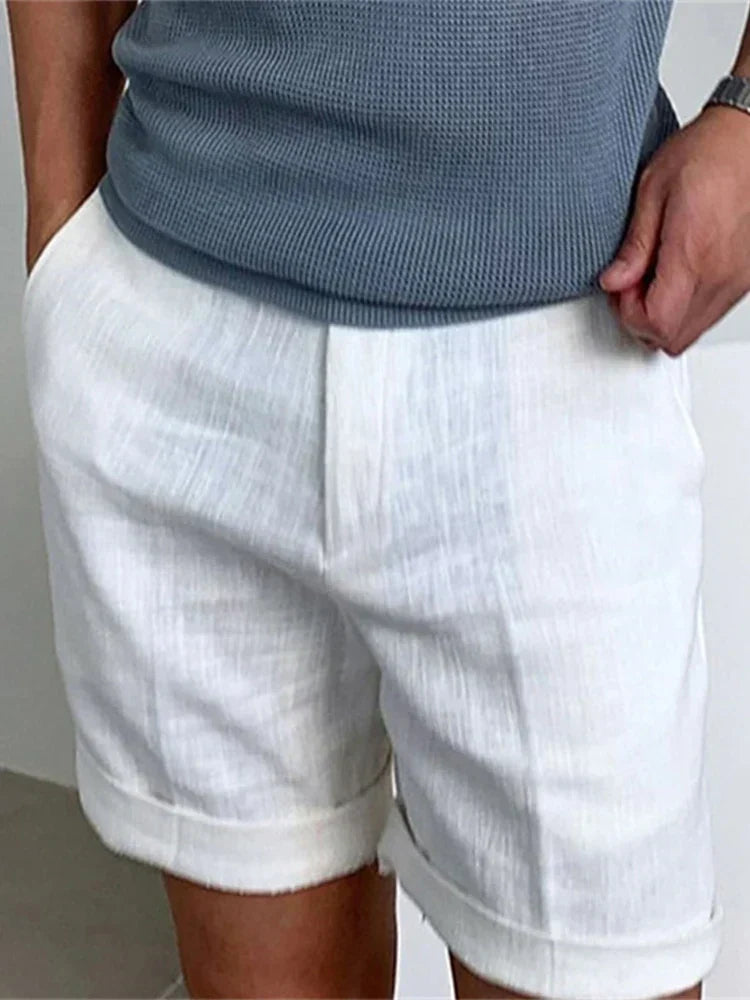 Men's Lightweight Relaxed-Fit Summer Linen Shorts – Jorin
