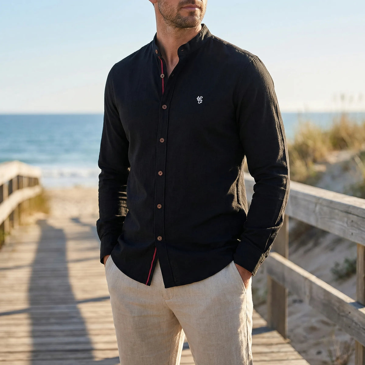 Men's Long-Sleeve Summer Shirt